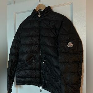Moncler Black Lightweight Down Puffer Jacket Men’s